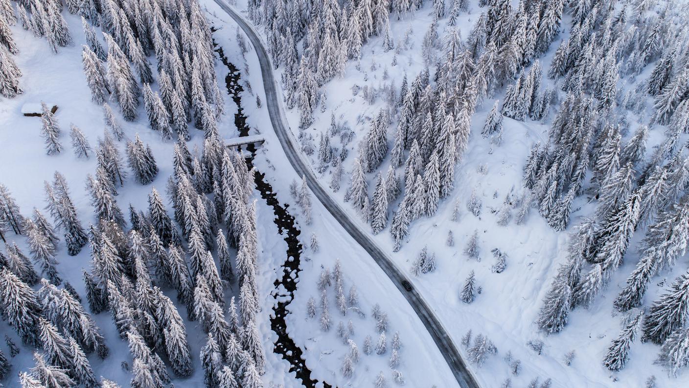 La Val Bedretto in una straordinaria immagine scattata lo scorso mese di gennaio
