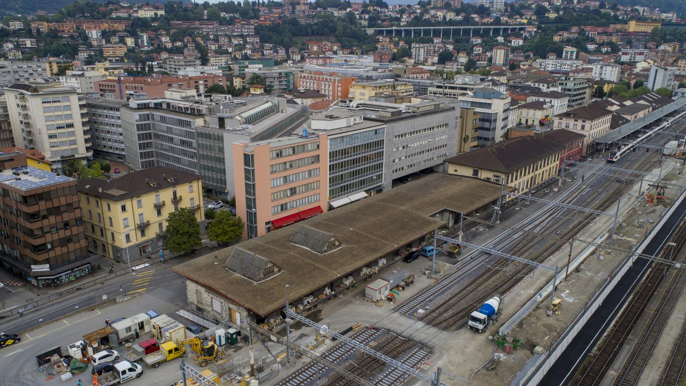 La stazione di Chiasso, dove sabato si erano perse le tracce della donna