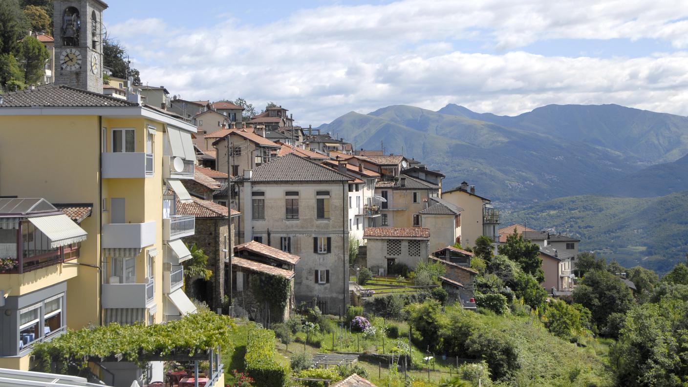 Una veduta del paese di Cademario
