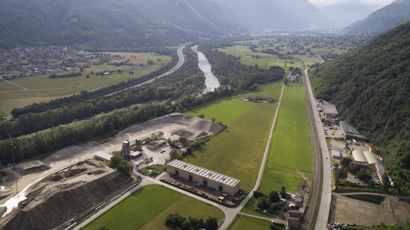 I terreni che dovrebbero essere occupati dal nuovo stabilimento FFS