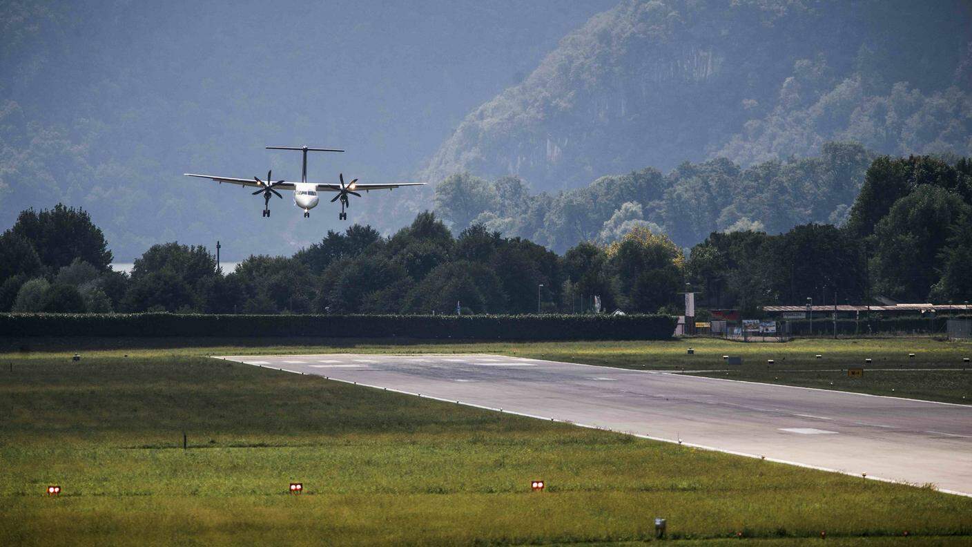 Gli aerei hanno ripreso a decollare e atterrare regolarmente dallo scalo di Lugano-Airport