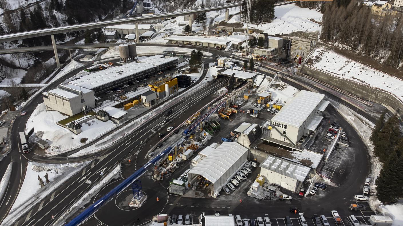 cantiere galleria San Gottardo