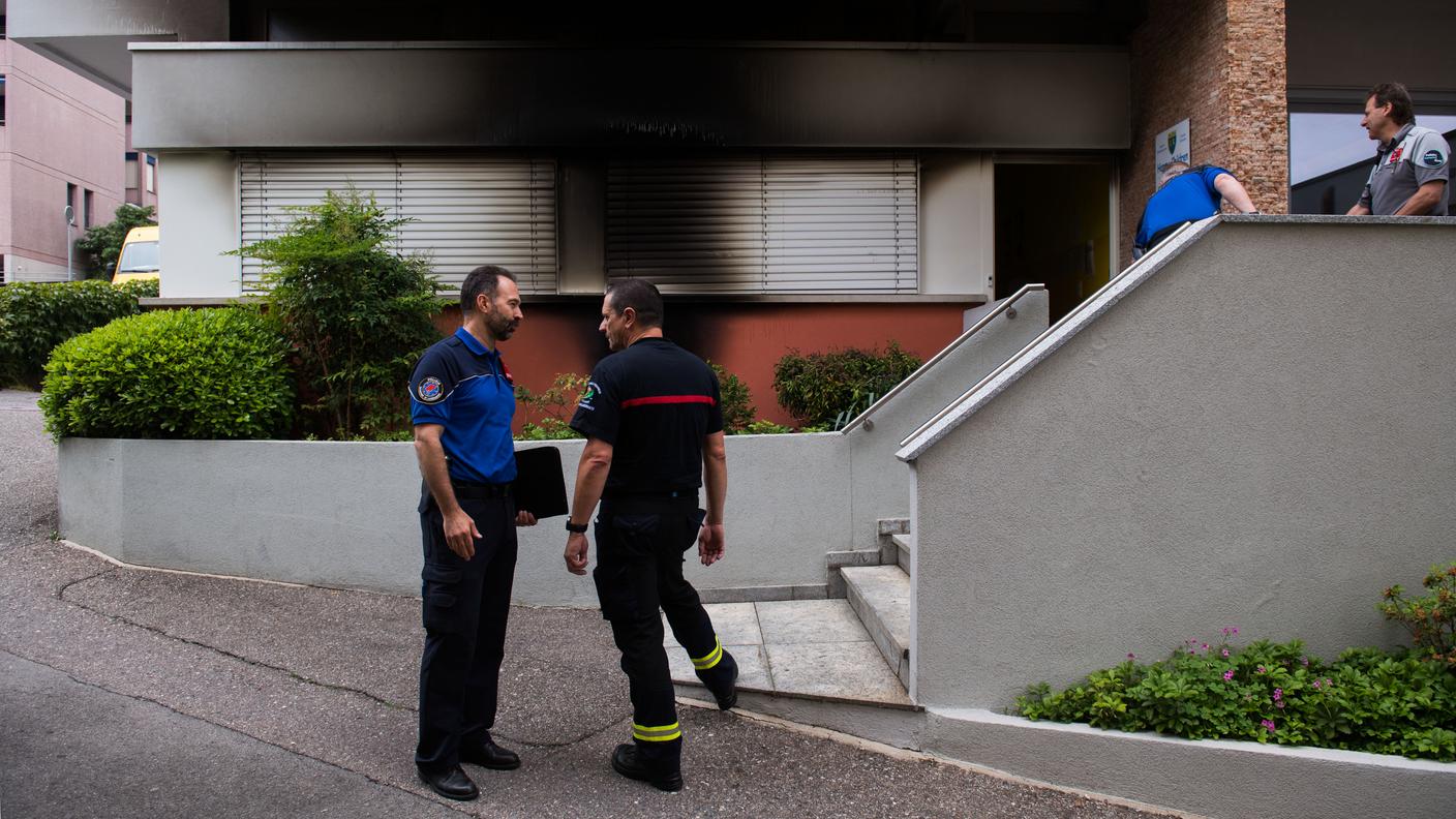 Il luogo dell'incendio