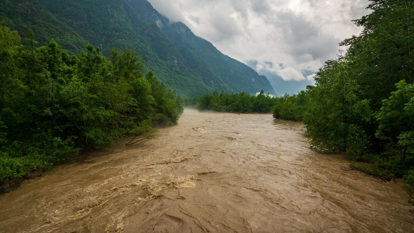Il fiume Moesa