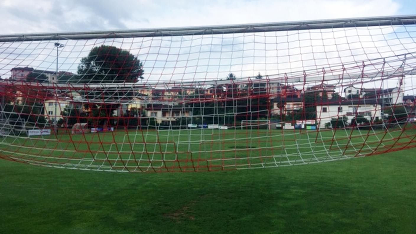 Il campo di calcio di Coldrerio