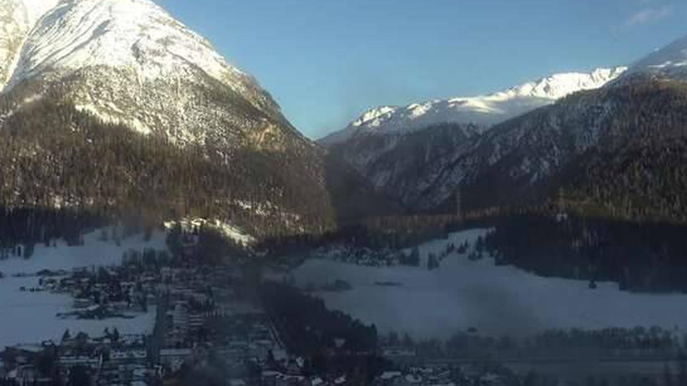 Un'immagine di La Punt poco dopo l'incidente aereo