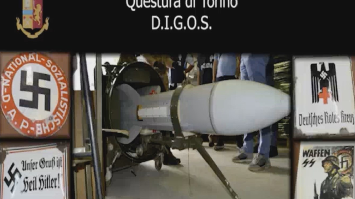 Il missile sequestrato e messo in vendita