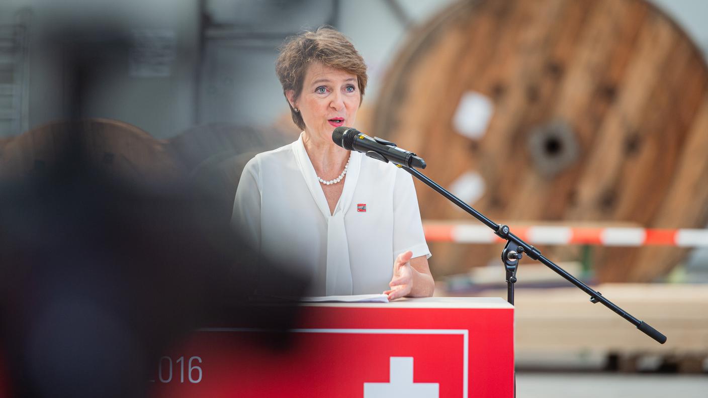 Simonetta Sommaruga a Camorino