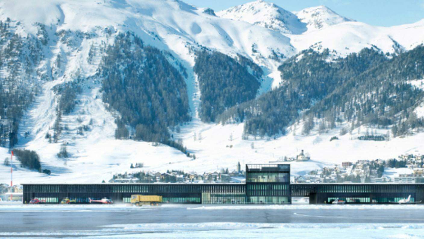 Il progetto del nuovo aeroporto di St. Moritz-Samedan