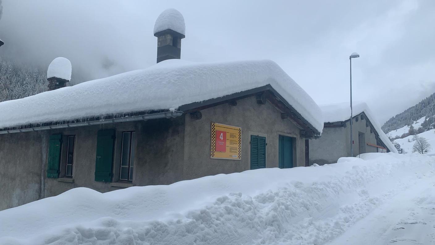 Il pericolo di valanghe in Val Bedretto è di grado 4