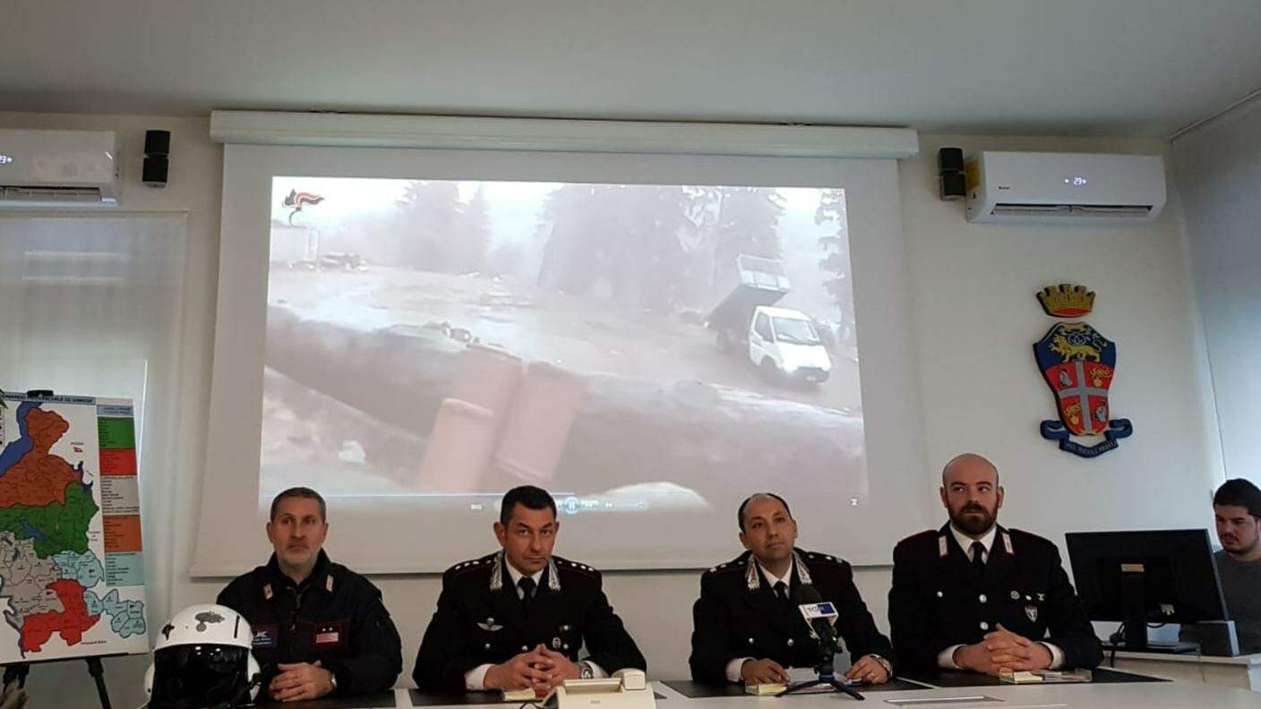 Uno scatto della conferenza stampa a Varese