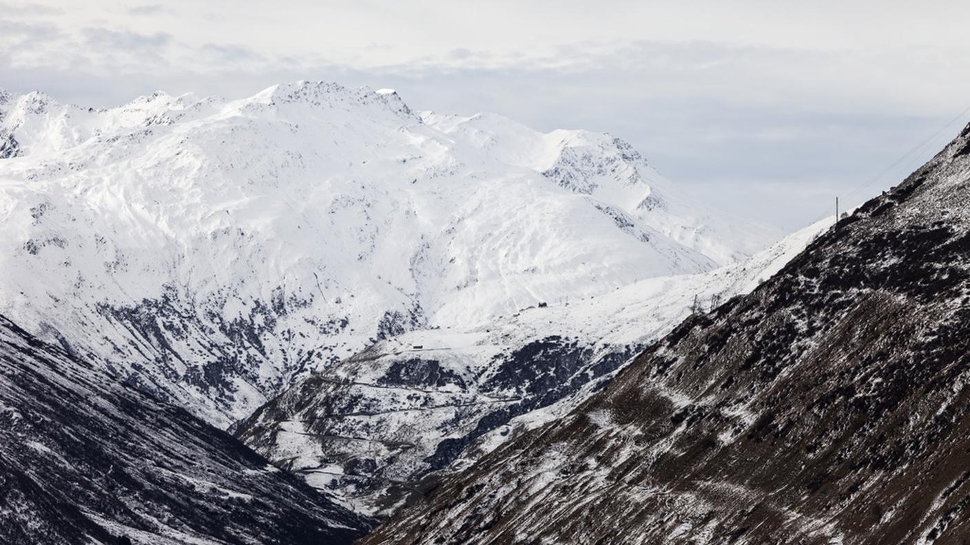 Il San Gottardo imbiancato