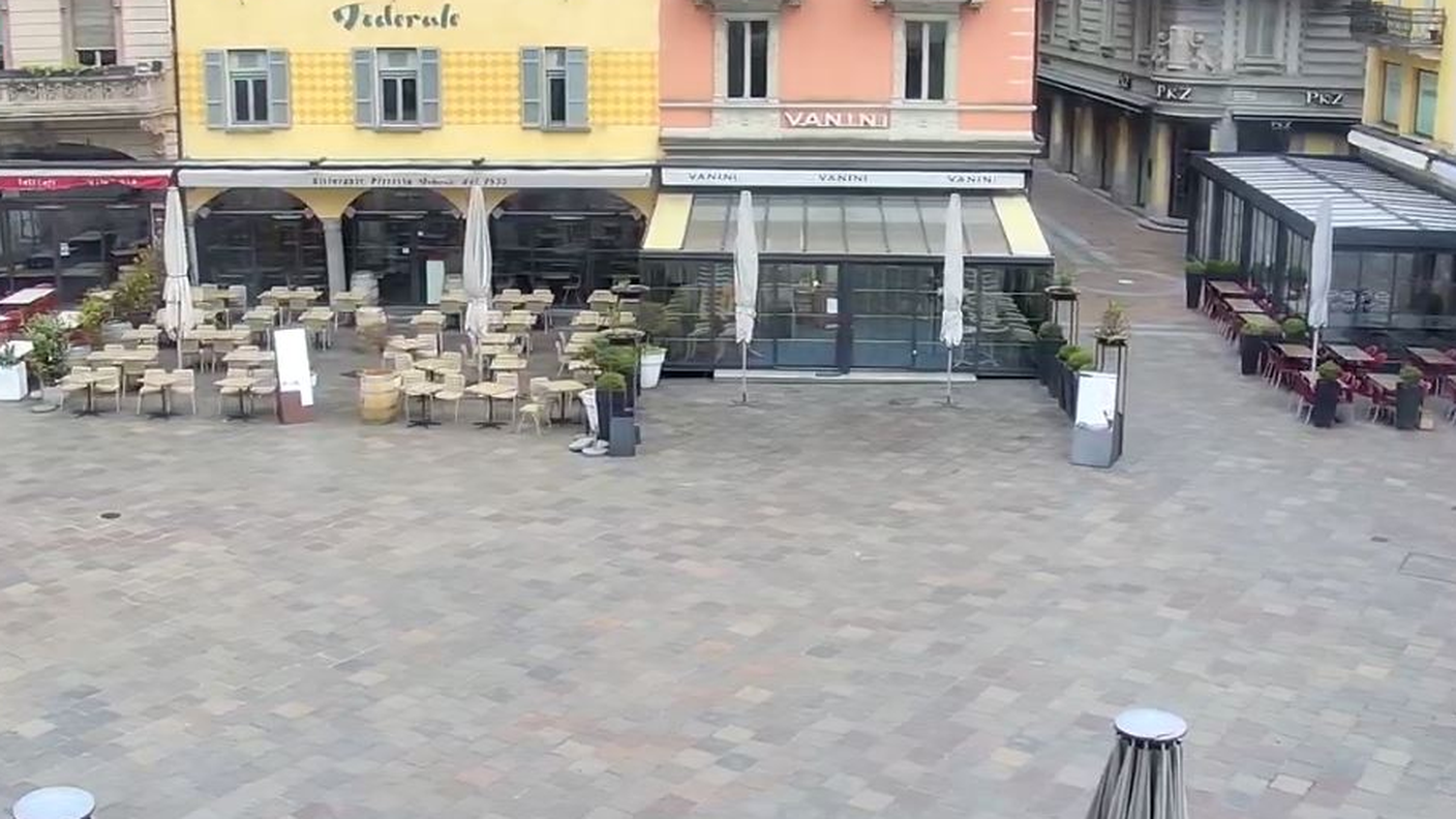 Piazza Riforma a Lugano