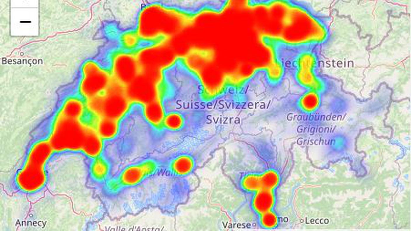 L'evento ha toccato praticamente ogni angolo della Svizzera