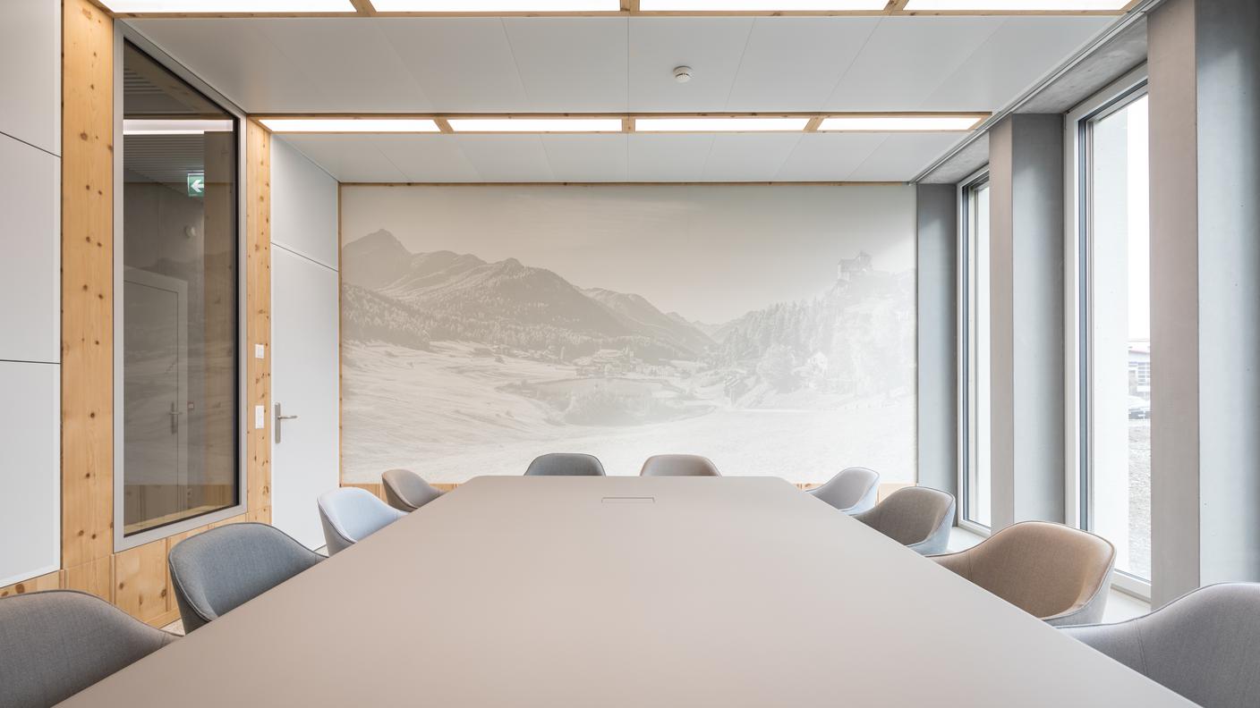 All'interno spazi moderni