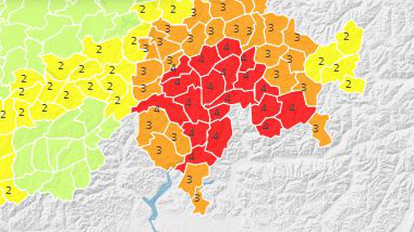 Non sarà un weekend da escursioni in montagna in Ticino e Grigioni