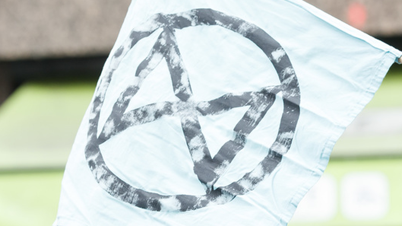 Il logo di Extinction Rebellion