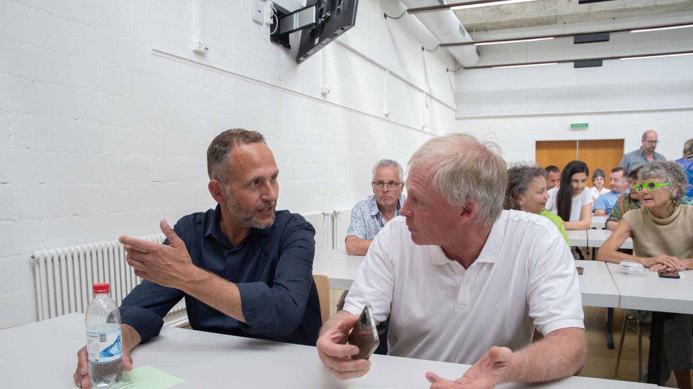 Norman Gobbi e Claudio Zali fianco a fianco a Rivera