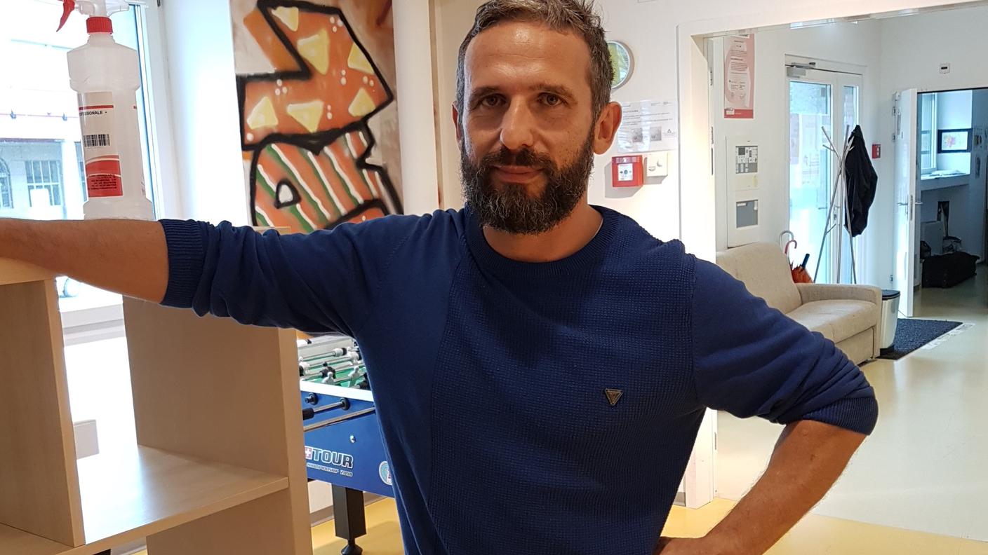 Luca de Stefano, responsabile del centro giovani di Mendrisio 