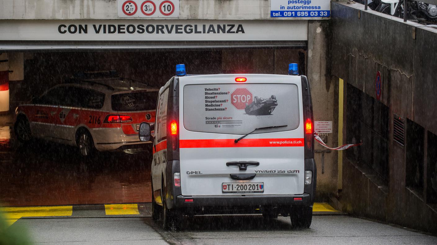 Un'immagine scattata nel 2016 durante una ricostruzione dell'omicidio