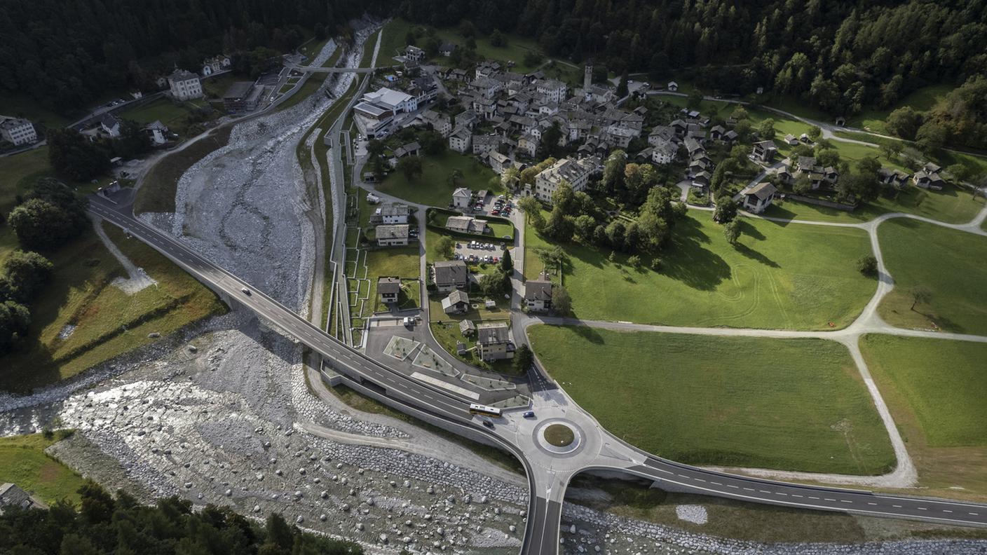 Bondo dopo la conclusione dei nuovi lavori di protezione