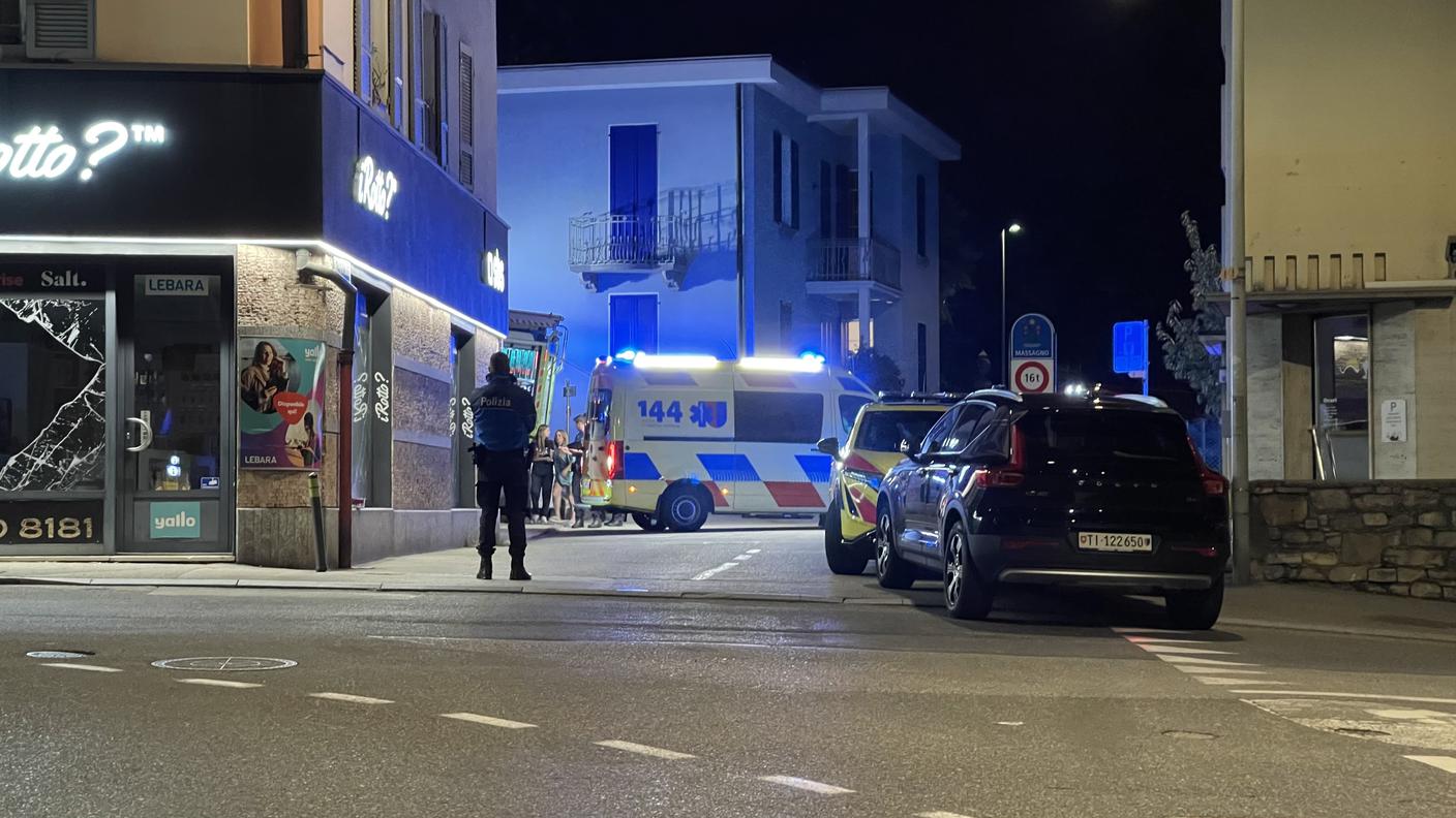 Via Rovello a Massagno è stata teatro di un incendio