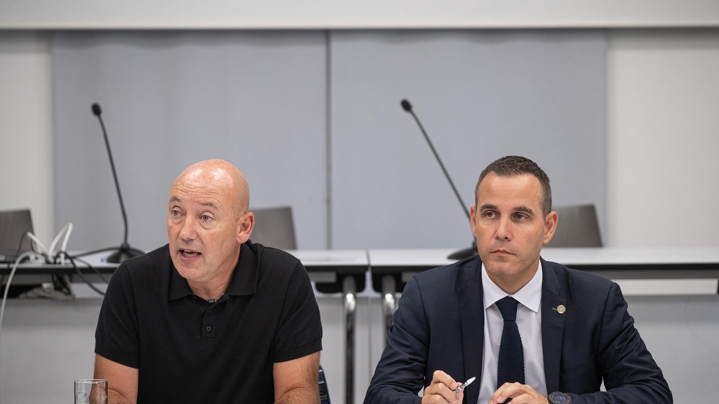 Fiorenzo Dadò (sinistra) e Giorgio Fonio (a destra)