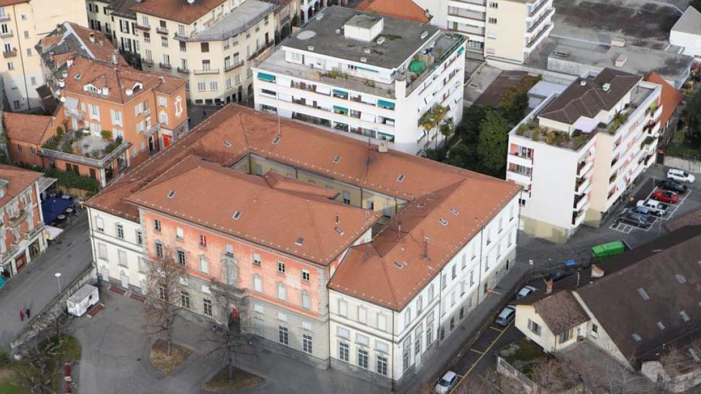 Un'immagine delle ex Scuole tra passato e futuro