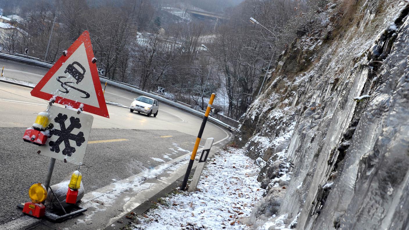 Attenzione alle strade ghiacciate