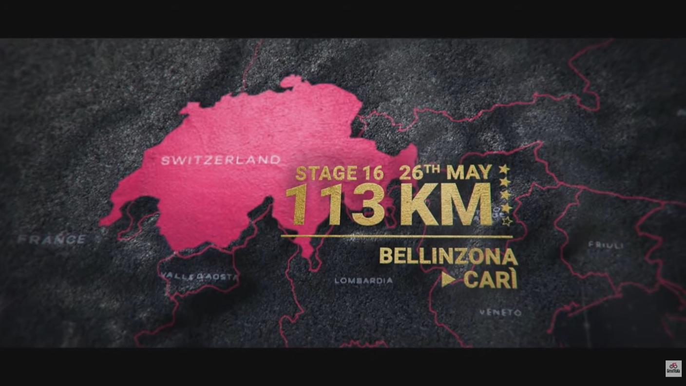 La 16esima tappa presentata a Roma