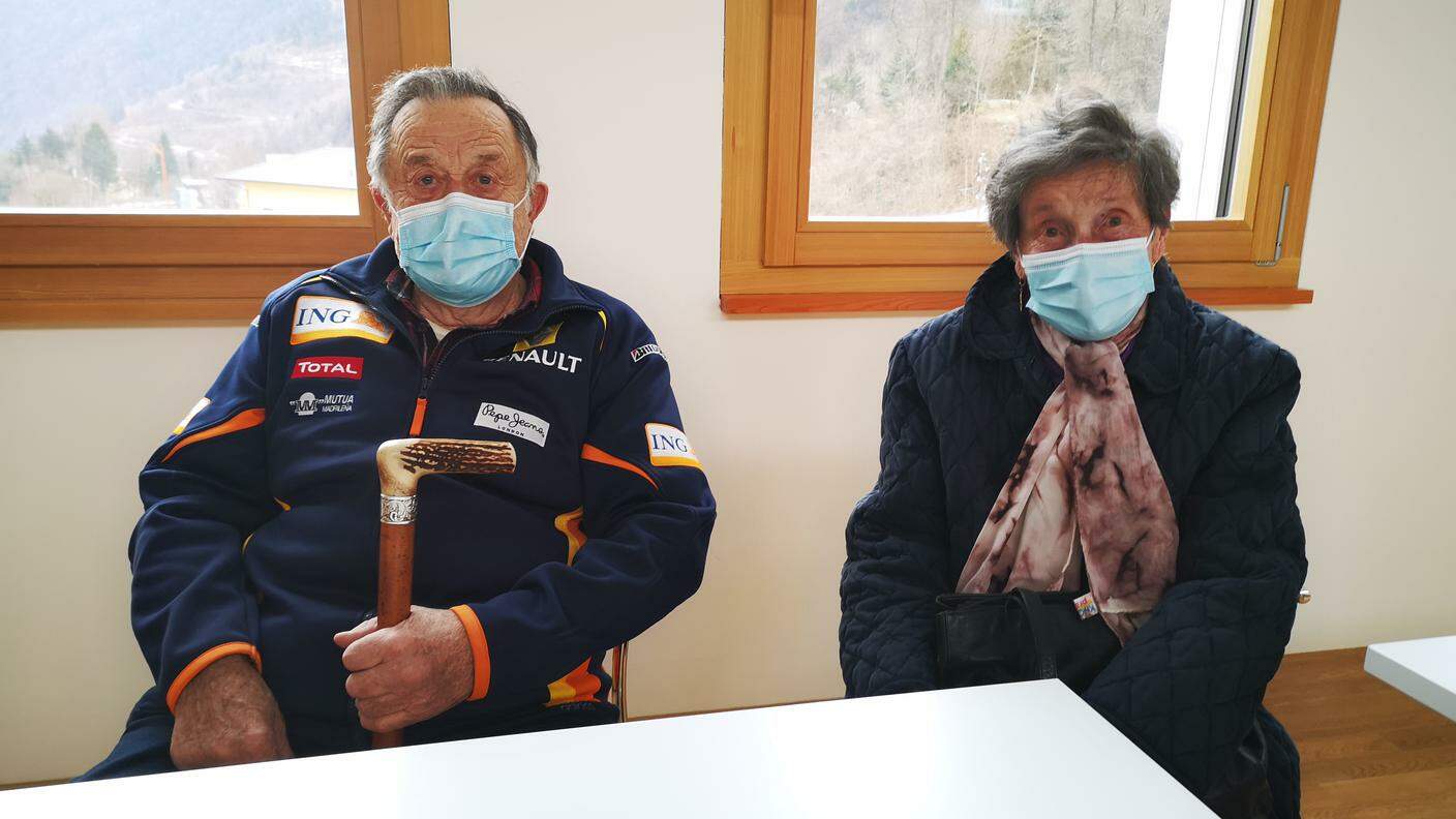 Agnese e Patrizio Frusetta, 83 e 87 anni