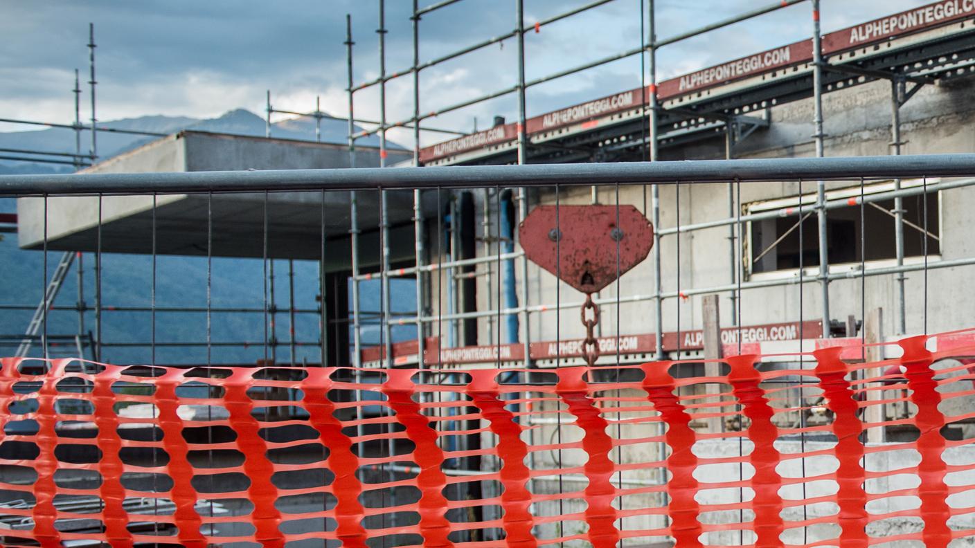 Cantiere di Adria Costruzioni a Breganzona