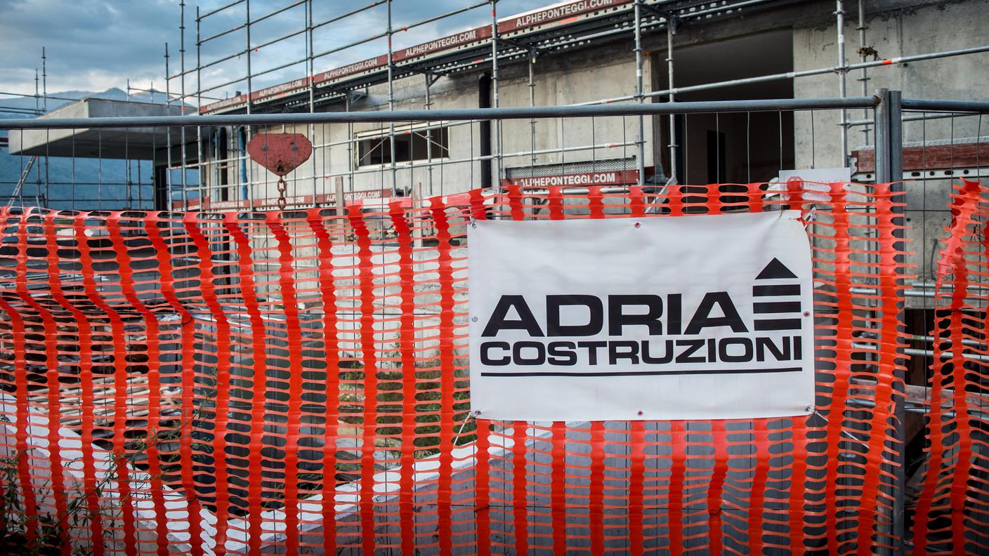 Cantiere di Adria Costruzioni a Breganzona