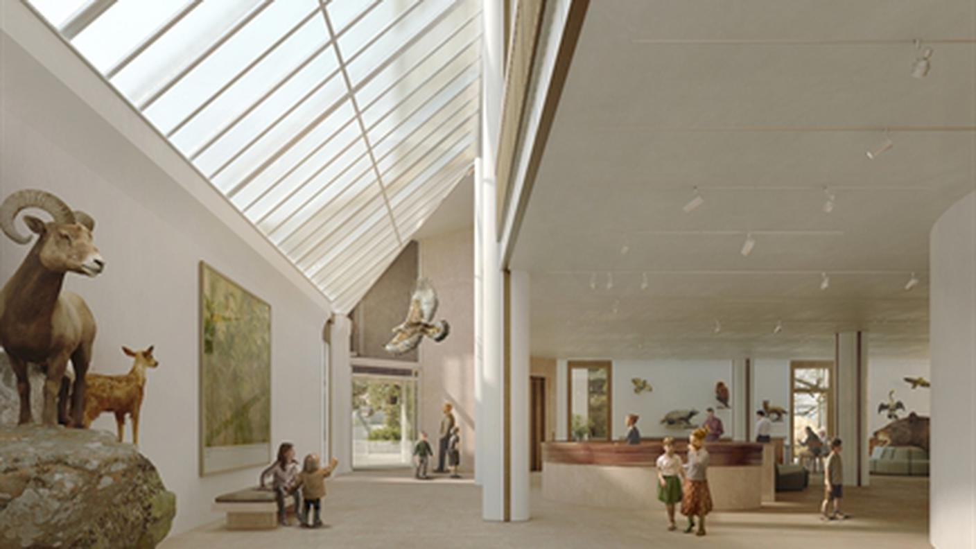 Il progetto prevede l’ampliamento dell’edificio con un ulteriore piano, così da permettere nuove forme di esposizione.