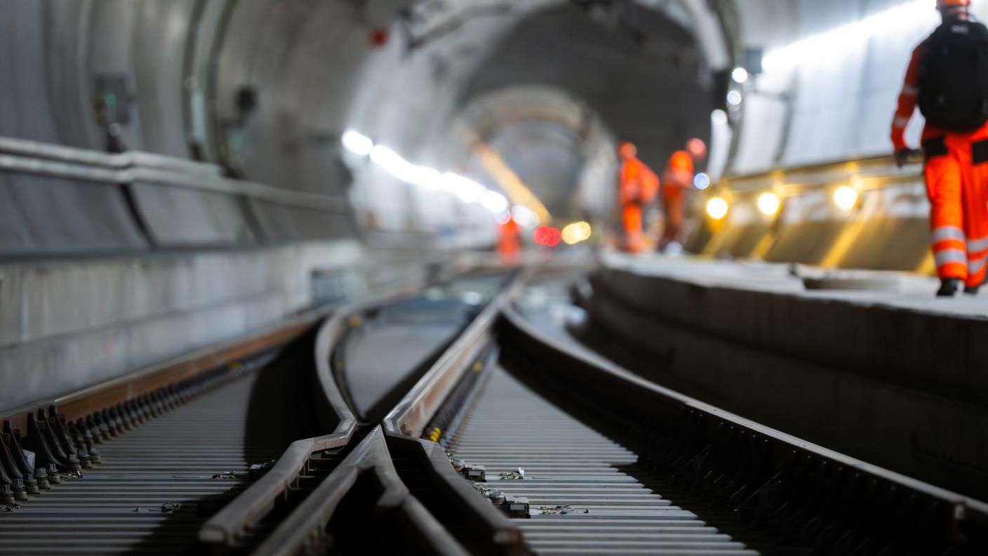 Nuovi lavori di manutezione previsti nel 2025 nella galleria di base del San Gottardo
