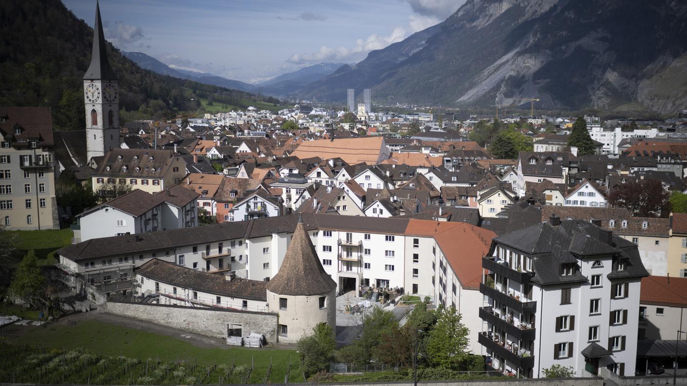 Veduta della città di Coira