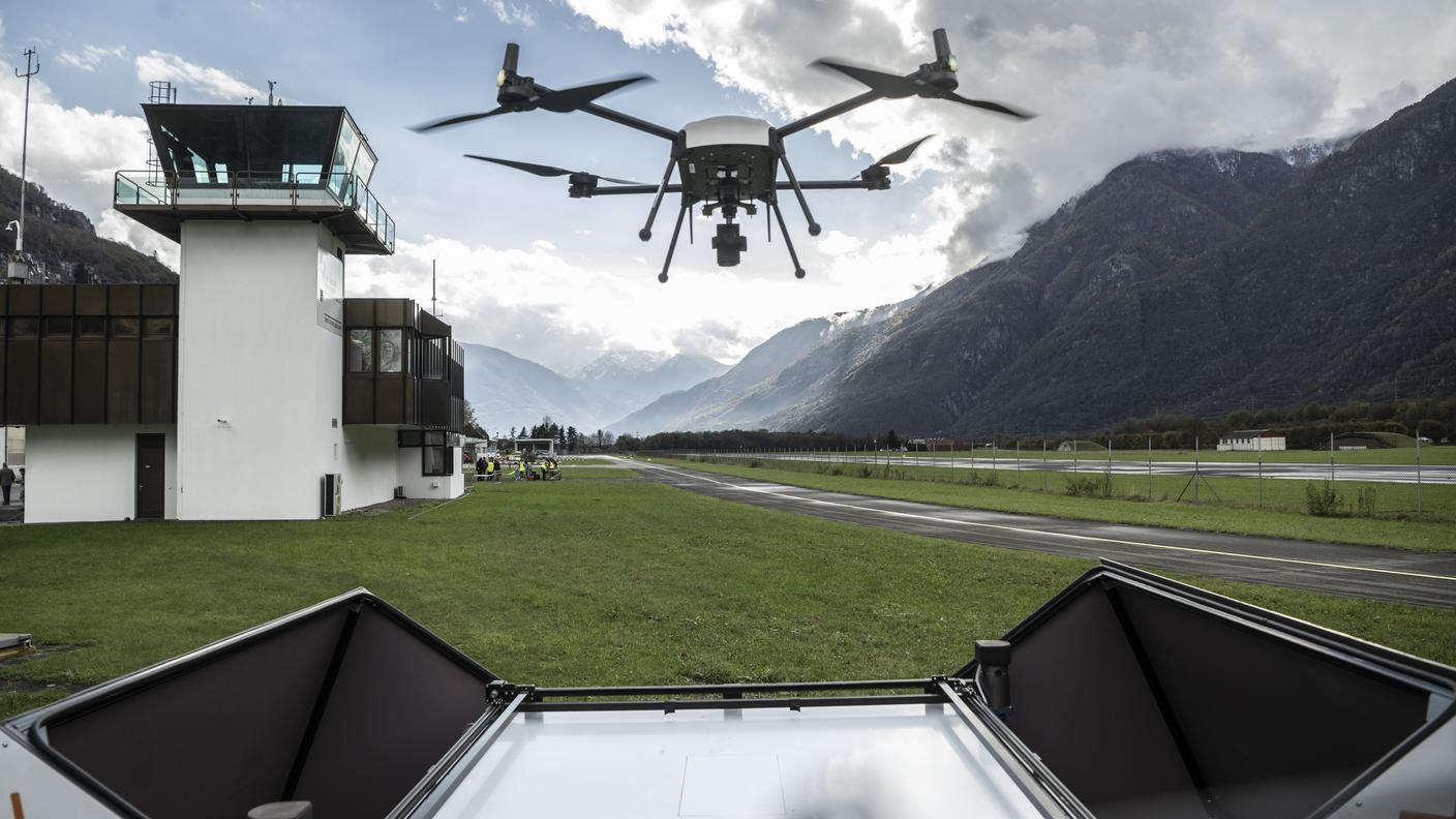 Il centro di competenze ha sede all'aeroporto di Lodrino