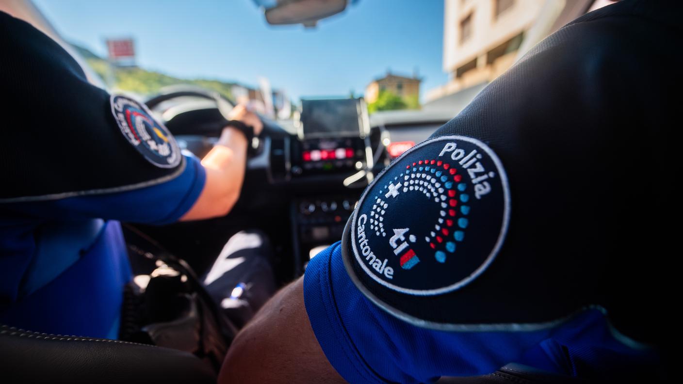 Sul posto la polizia cantonale