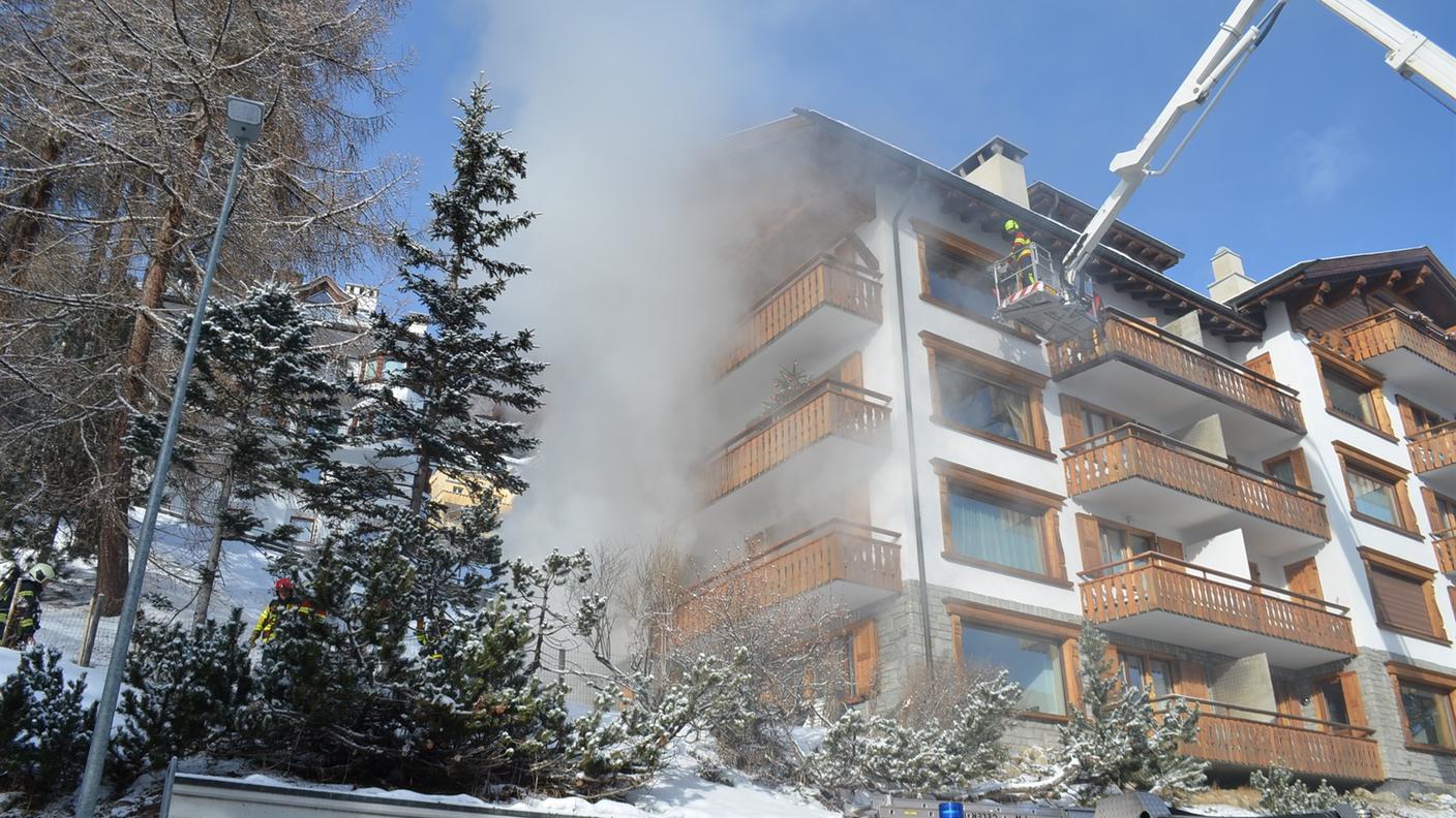I pompieri sono riusciti a domare le fiamme in breve tempo
