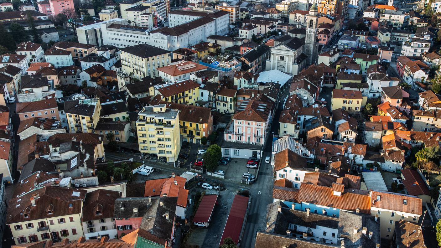La città vecchia di Locarno