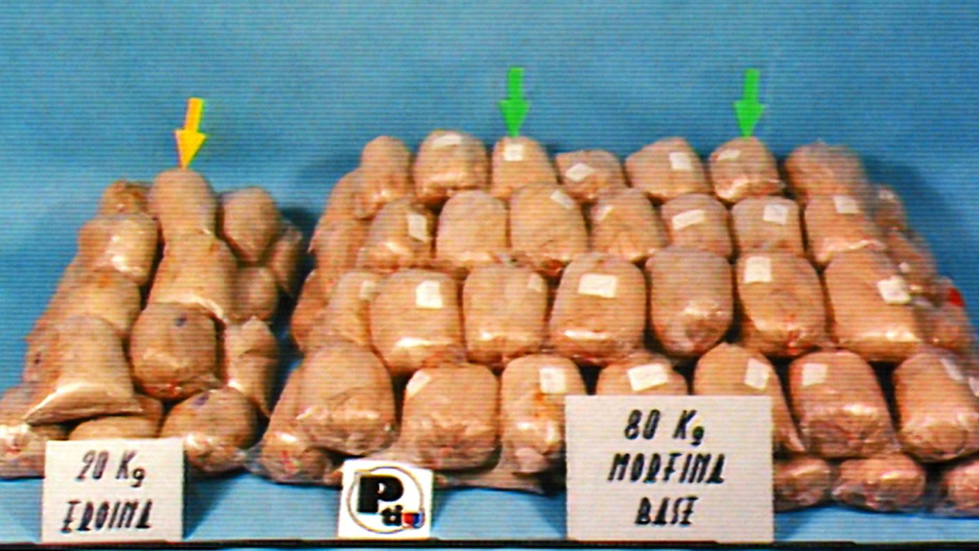 L'eroina sequestrata a Bellinzona nel 1987