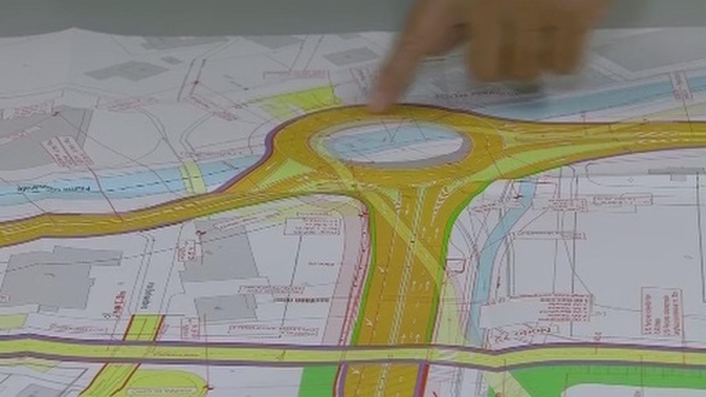 Il progetto della maxi rotonda di Cornaredo