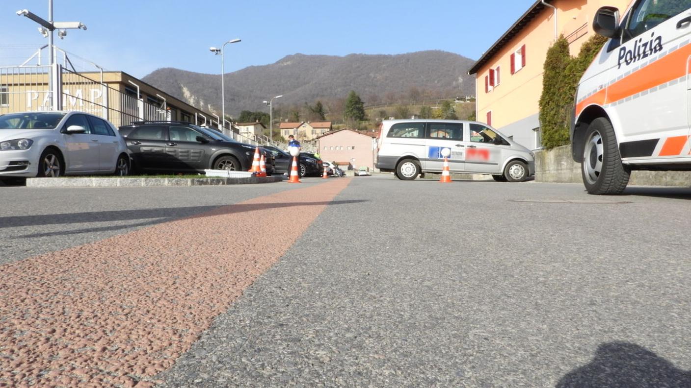 La zona dell'incidente