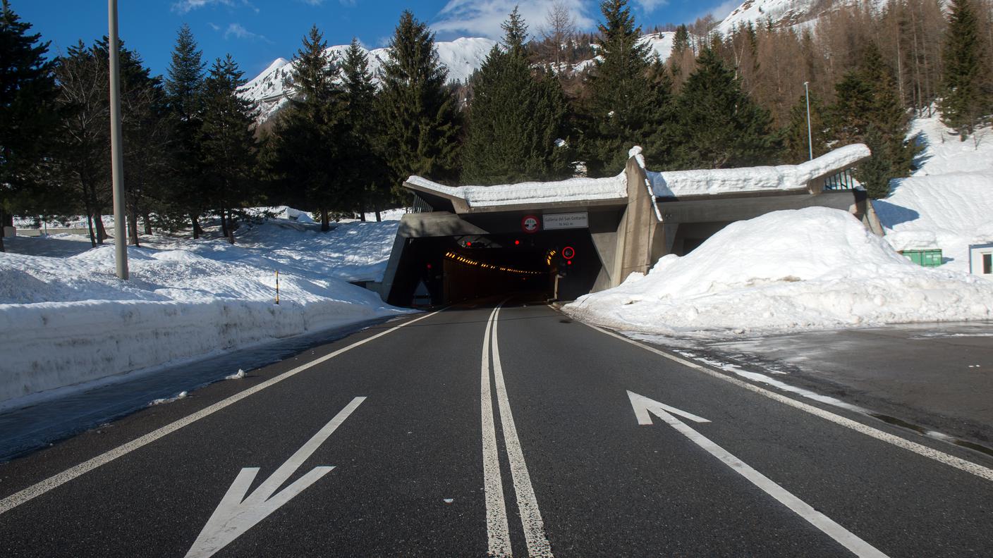 La galleria autostradale del San Gottardo