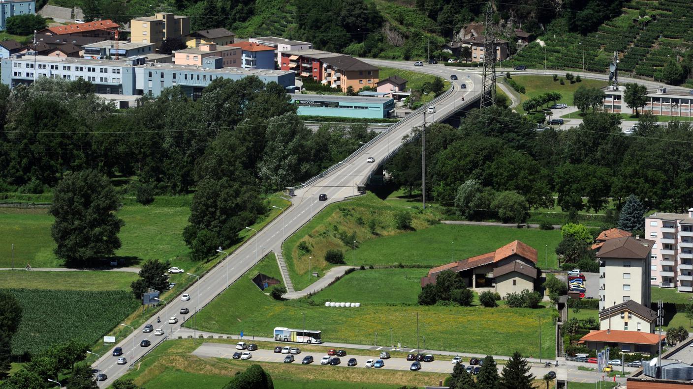 La zona dove sorgerà il semisvincolo