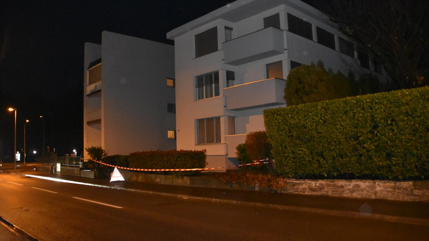 La palazzina teatro del fatto di sangue