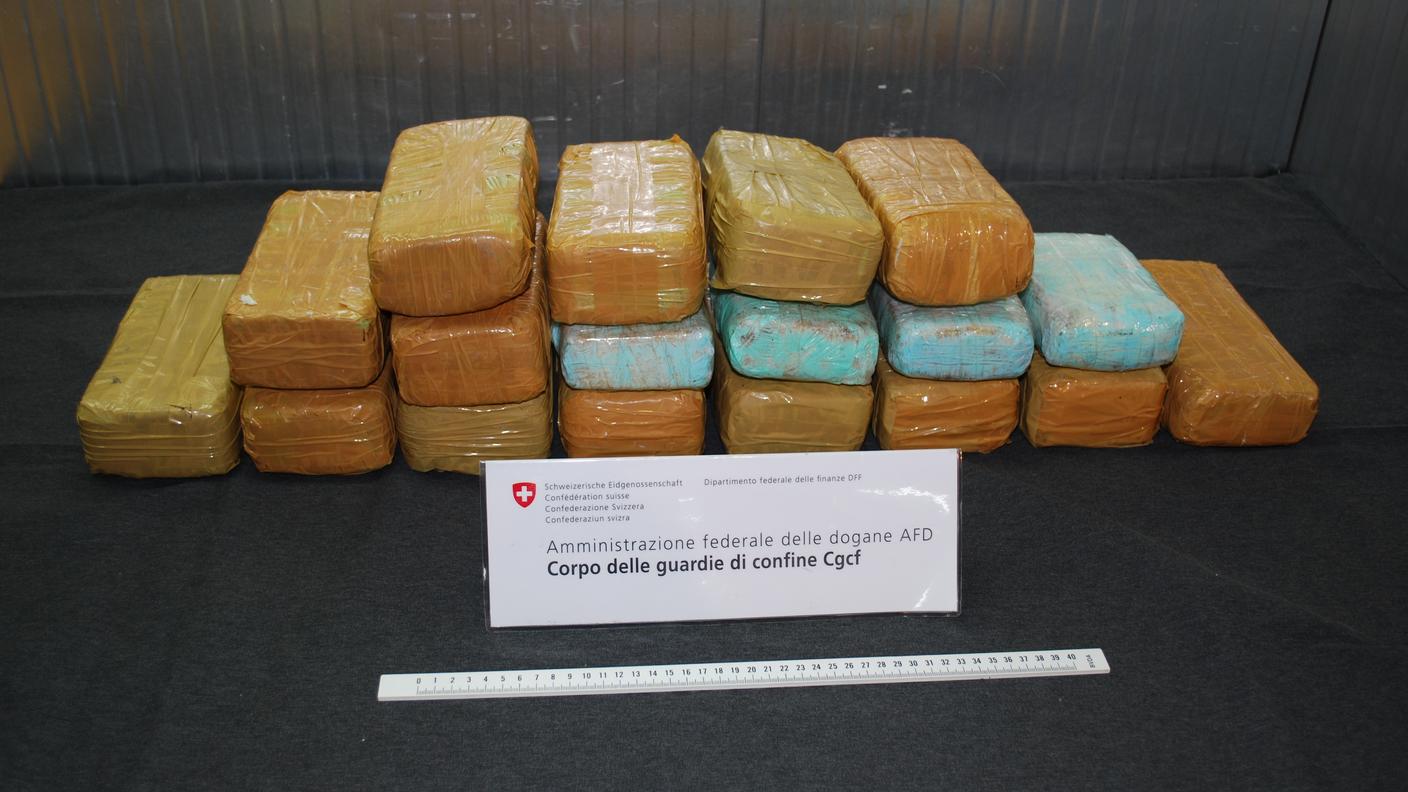 I 18 kg di droga sequestrati lo scorso 31 maggio