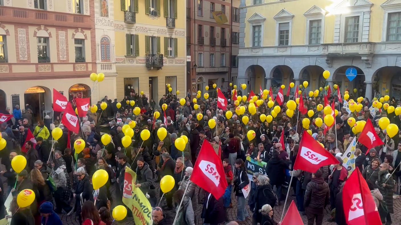 Manifestazione a Bellinzona