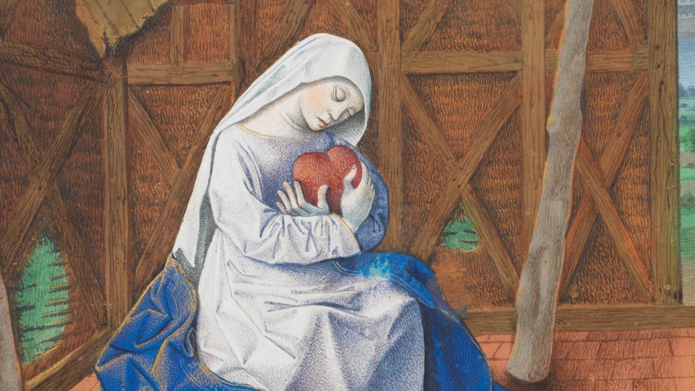 Miniatura dal testo di René d'Anjou, "Le Mortifiement de Vaine Plaisance", "La mortificazione del piacere vano" (1470 ca)