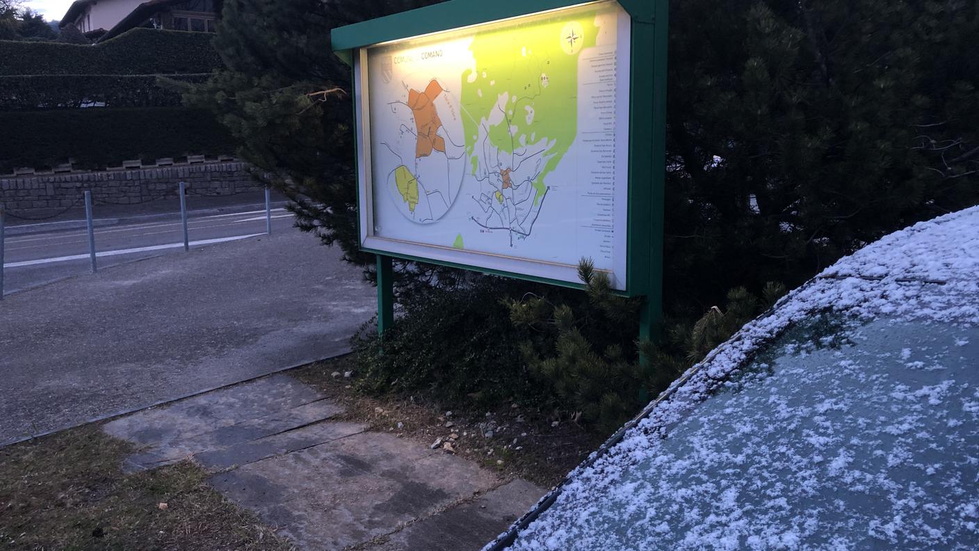 Neve a Comano